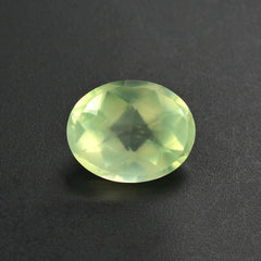 PREHNITE ROSE CUT OVAL 10X8MM 2.73 Cts.