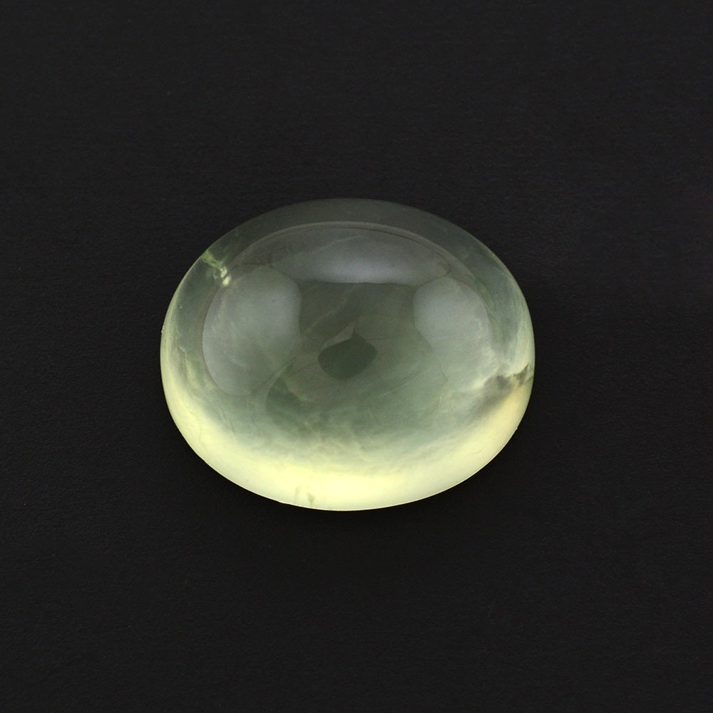 PREHNITE OVAL CAB 13X11MM 6.92 Cts.