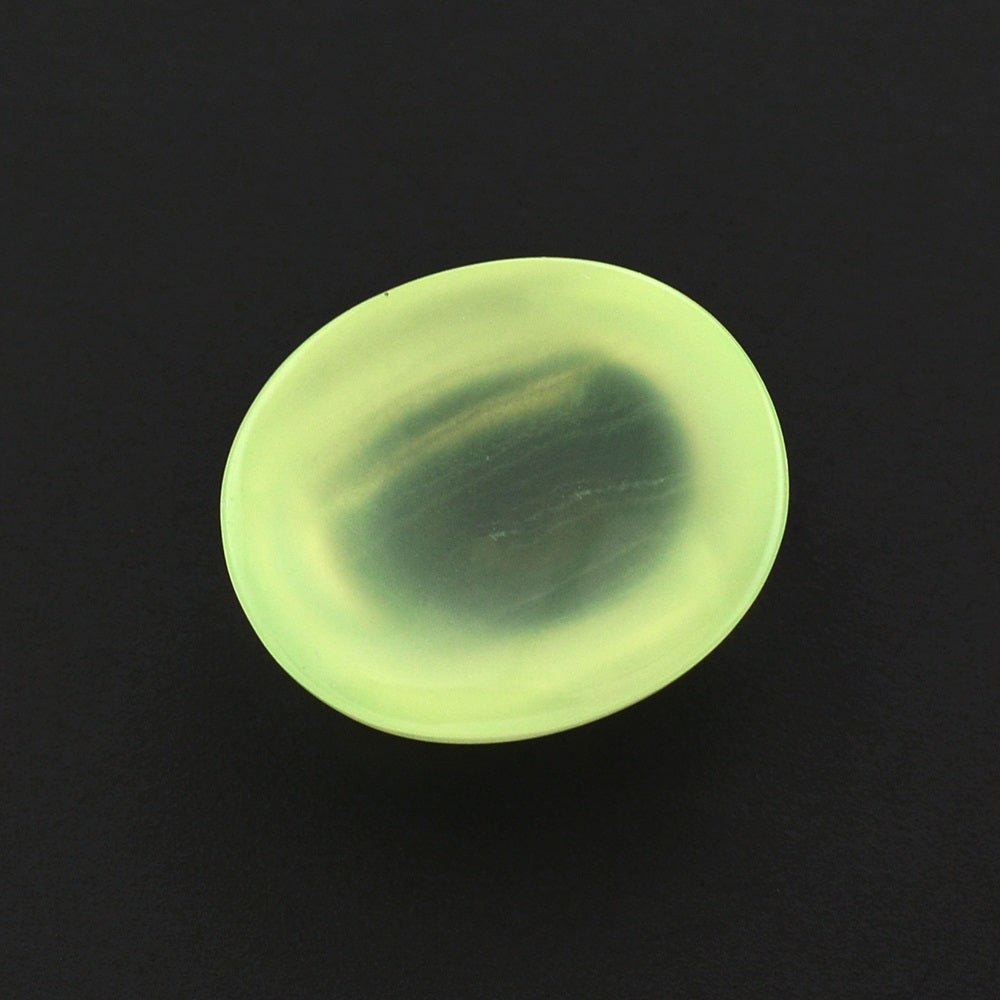 PREHNITE OVAL CAB 13X11MM 6.92 Cts.