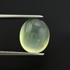 PREHNITE OVAL CAB 13X11MM 6.92 Cts.