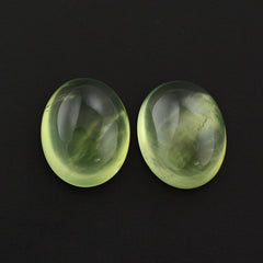 PREHNITE OVAL CAB 10X8MM 2.65 Cts.