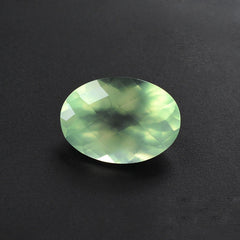 PREHNITE CHECKER CUT OVAL 14X10MM 5.33 Cts.