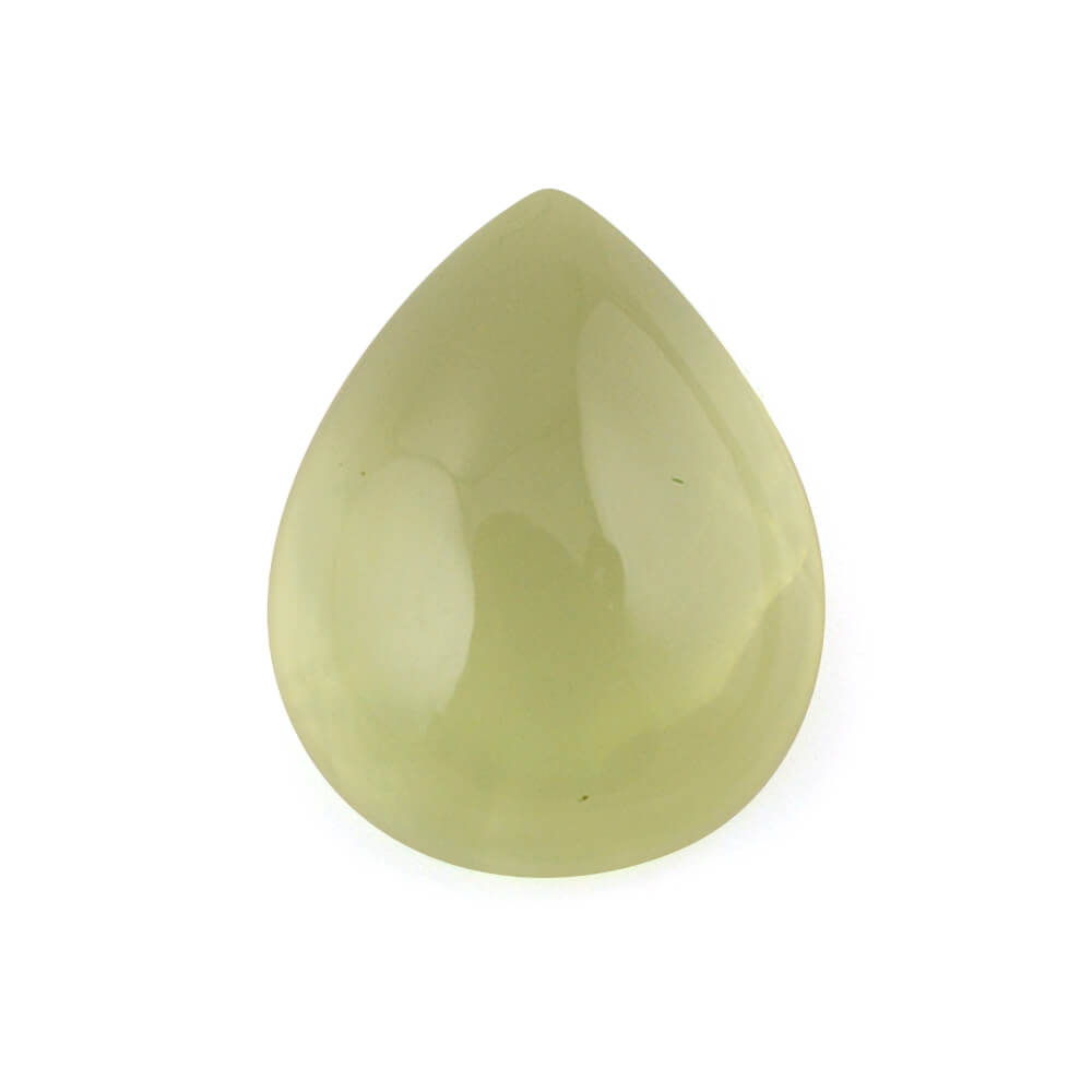 PREHNITE PEAR CAB 10X8MM 2.75 Cts.