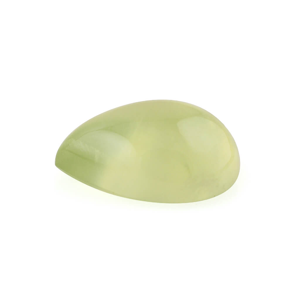PREHNITE PEAR CAB 10X8MM 2.75 Cts.