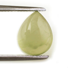 PREHNITE PEAR CAB 10X8MM 2.75 Cts.