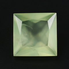 PREHNITE PRINCESS CUT SQUARE 12MM 7.43 Cts.