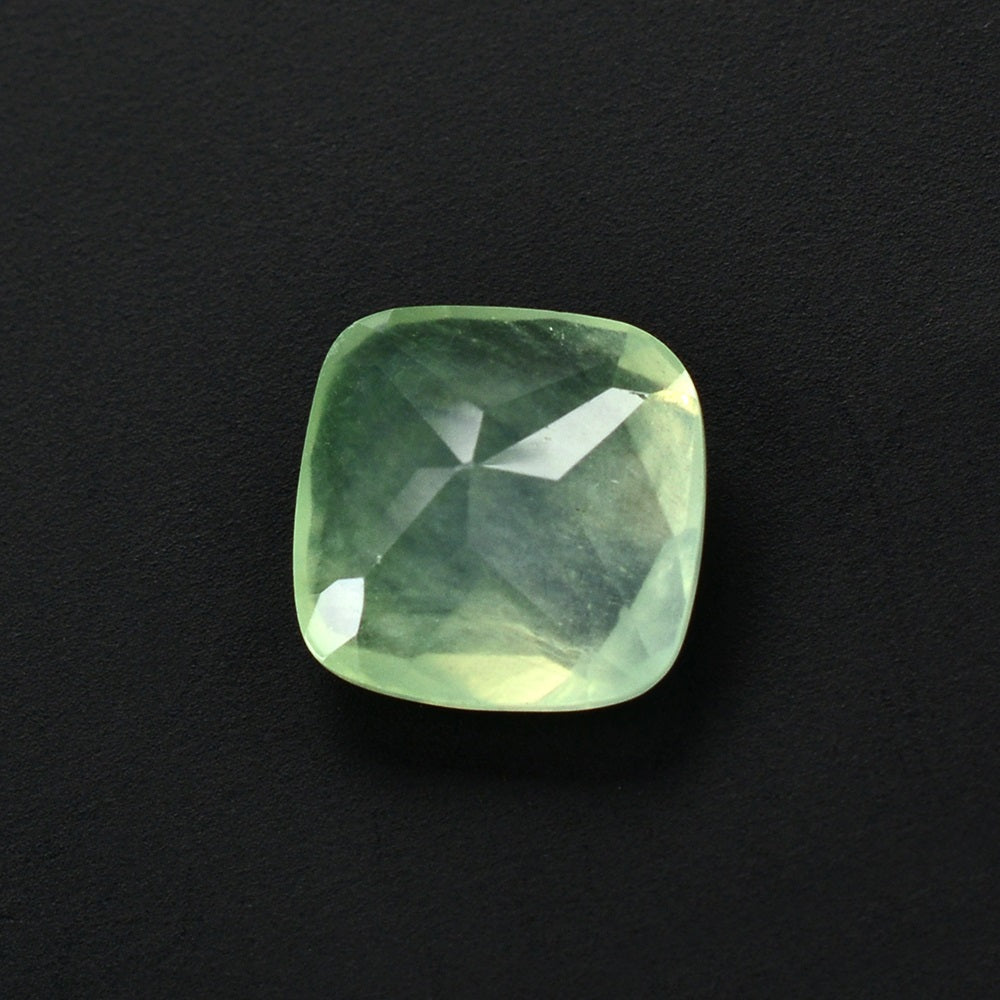 PREHNITE ROSE CUT CUSHION 9MM 3.05 Cts.