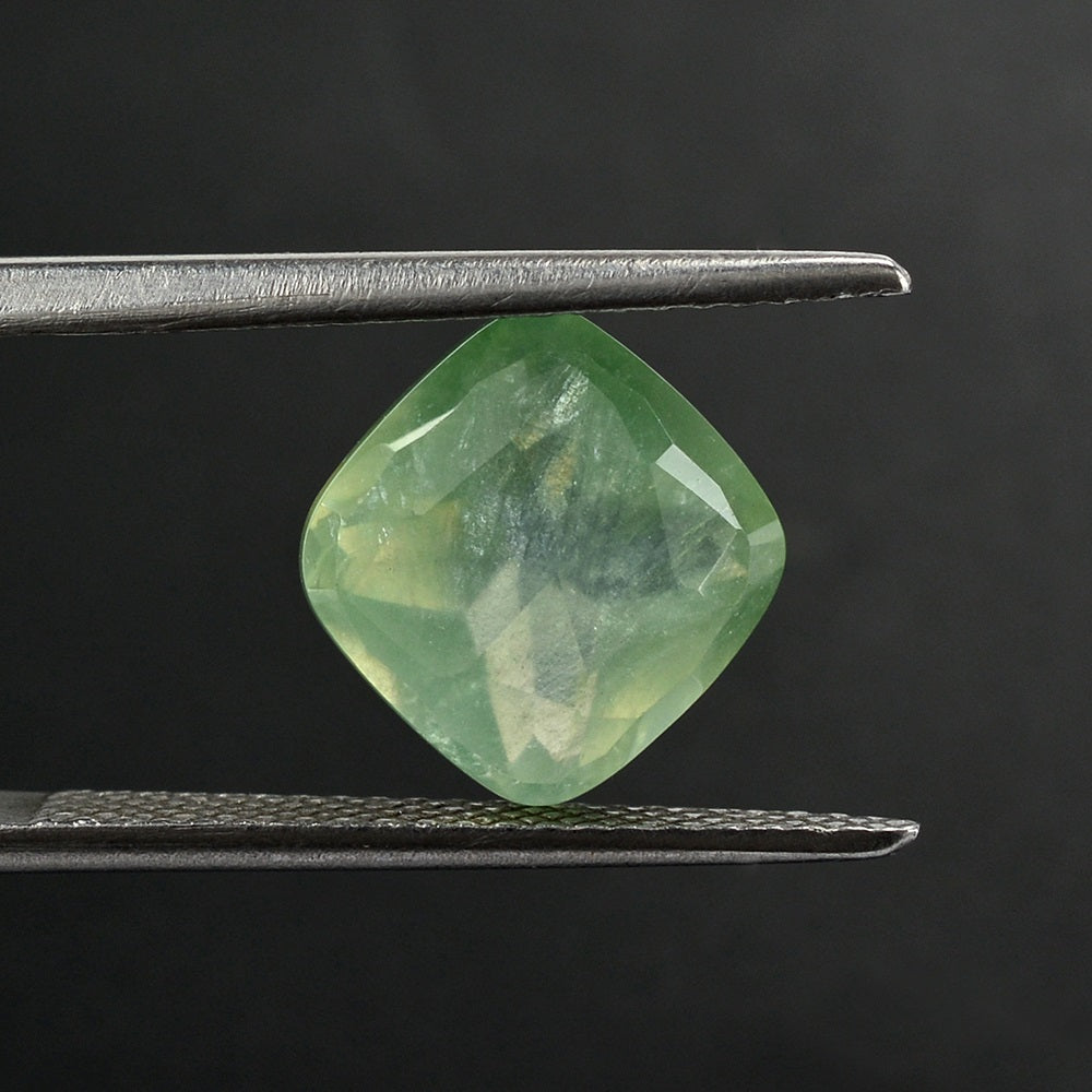 PREHNITE ROSE CUT CUSHION 9MM 3.05 Cts.