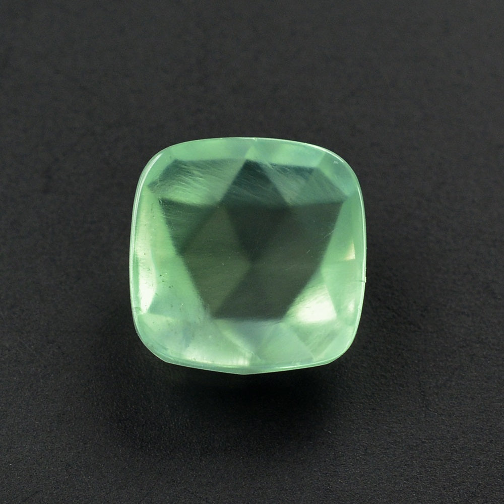 PREHNITE ROSE CUT CUSHION CAB 10MM 4.41 Cts.