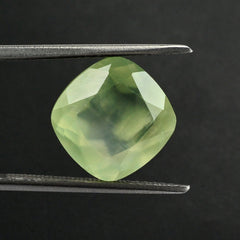 PREHNITE CUT CUSHION 11MM 5.60 Cts.