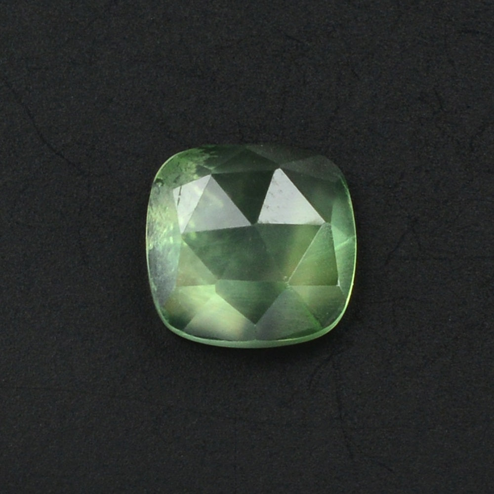 PREHNITE ROSE CUT CUSHION CAB 8MM 2.23 Cts.