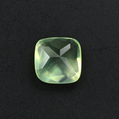 PREHNITE ROSE CUT CUSHION 9MM 3.17 Cts.