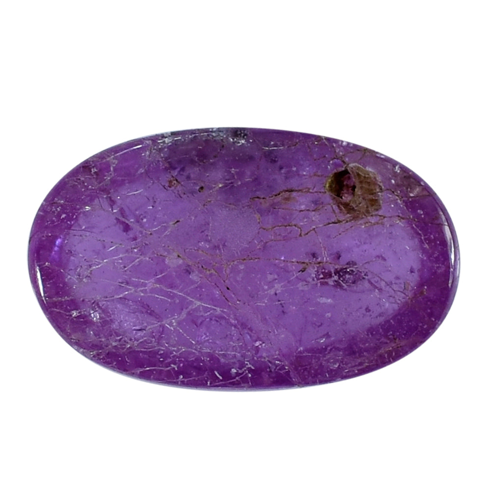 PINK SAPPHIRE (GLASS FILLED) OVAL CAB 10X6MM 2.70 Cts.