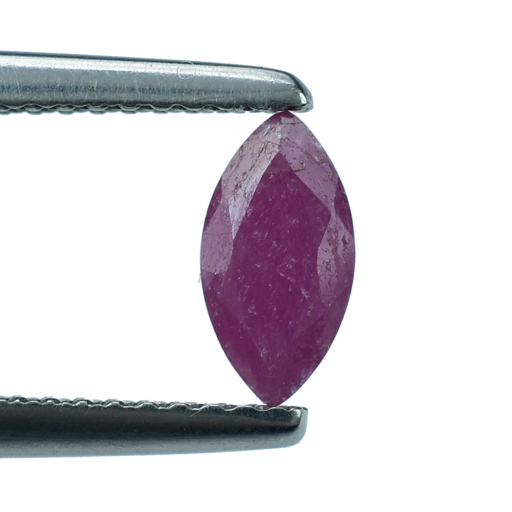 PINK SAPPHIRE CUT MARQUISE (RED) 8X4MM 0.87 Cts.