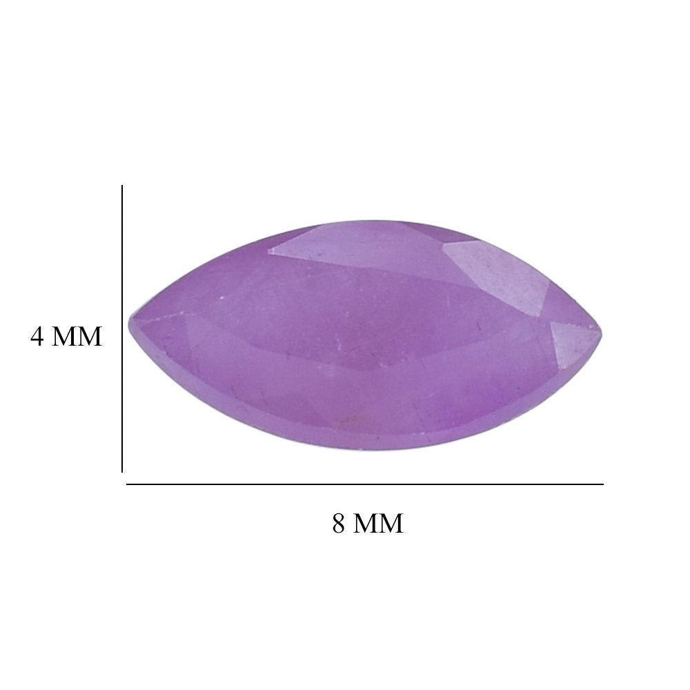 PINK SAPPHIRE CUT MARQUISE (PINK) 8X4MM 0.74 Cts.