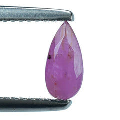 PINK SAPPHIRE CUT PEAR 8X4MM 0.82 Cts.