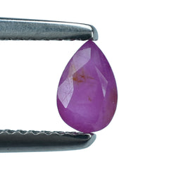 PINK SAPPHIRE CUT PEAR 6X4MM 0.57 Cts.