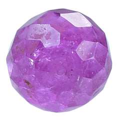 PINK SAPPHIRE (GLASS FILLED) FACETED DROPS (HALF DRILL) 7X5MM 1.79 Cts.