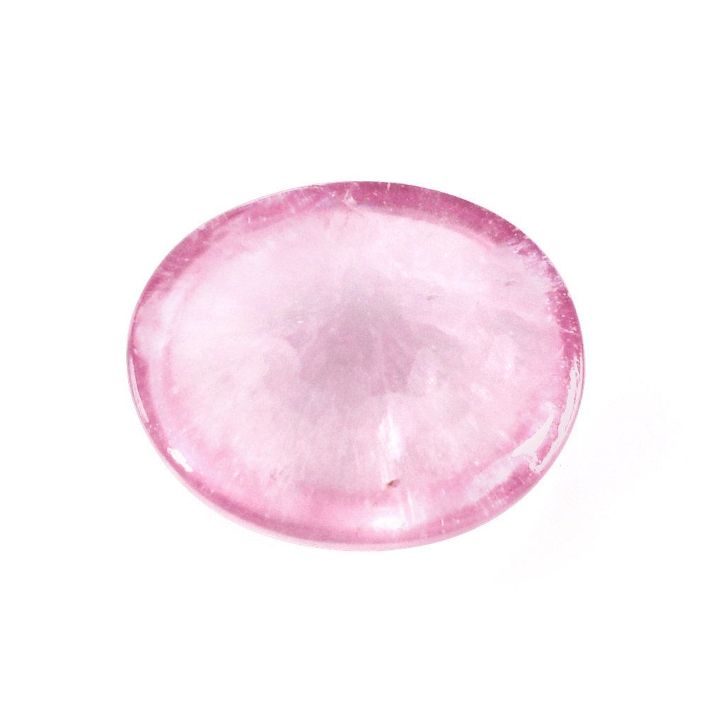 PINK SAPPHIRE (GLASSFILLED) OVAL CAB 11X9MM 3.82 Cts.
