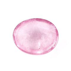 PINK SAPPHIRE (GLASSFILLED) OVAL CAB 11X9MM 3.82 Cts.
