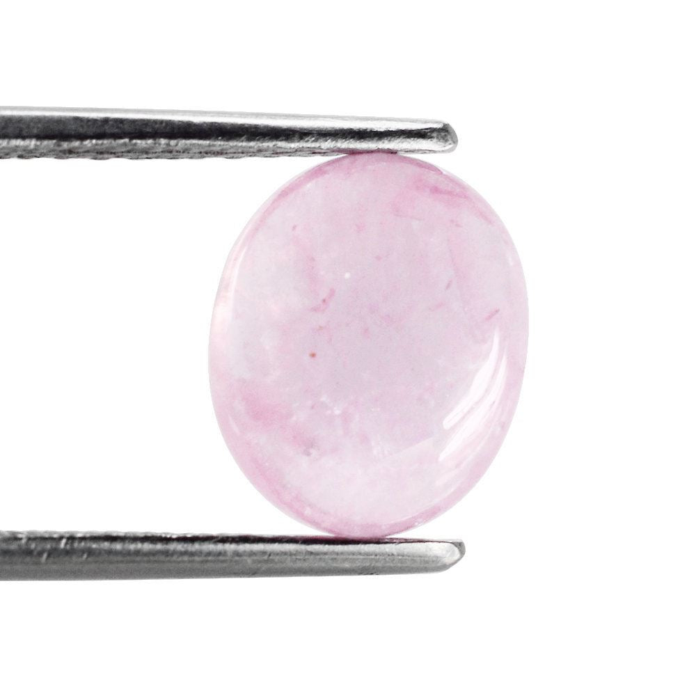 PINK SAPPHIRE (GLASSFILLED) OVAL CAB 11X9MM 3.82 Cts.