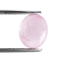 PINK SAPPHIRE (GLASSFILLED) OVAL CAB 11X9MM 3.82 Cts.