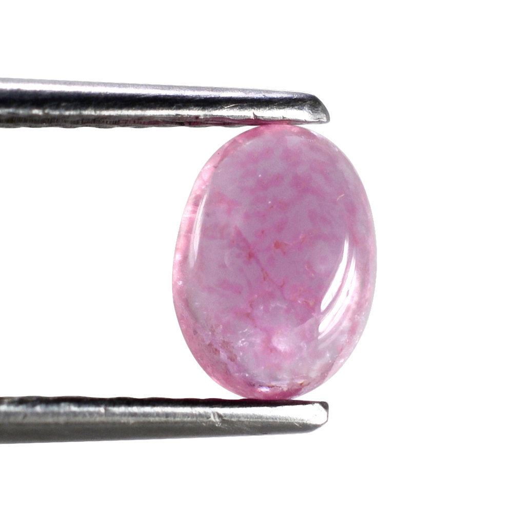PINK SAPPHIRE (GLASSFILLED) OVAL CAB 8X6MM 1.31 Cts.