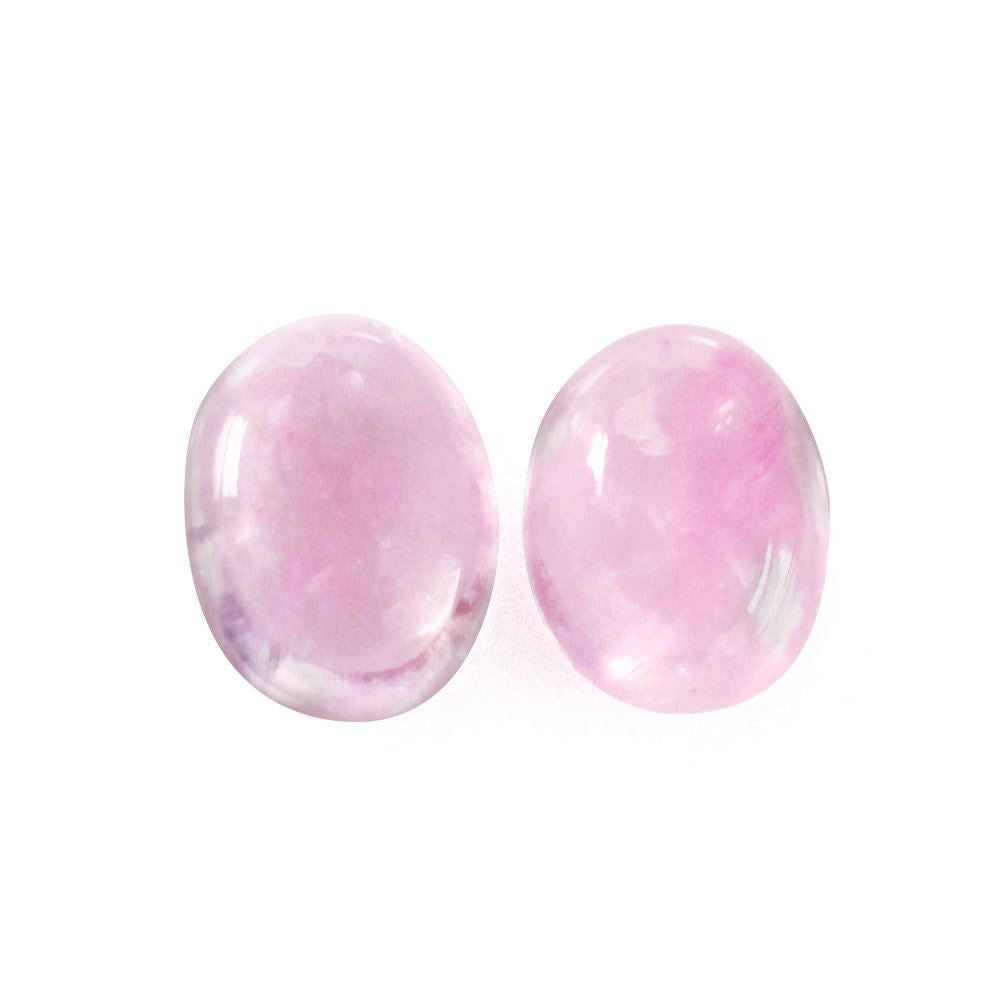 PINK SAPPHIRE (GLASSFILLED) OVAL CAB 4X3MM 0.18 Cts.