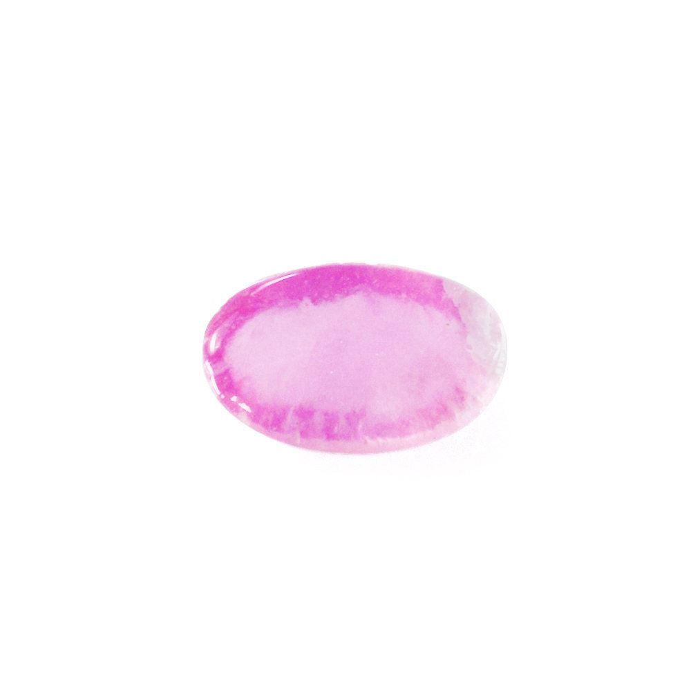 PINK SAPPHIRE (GLASSFILLED) OVAL CAB 5X3MM 0.29 Cts.