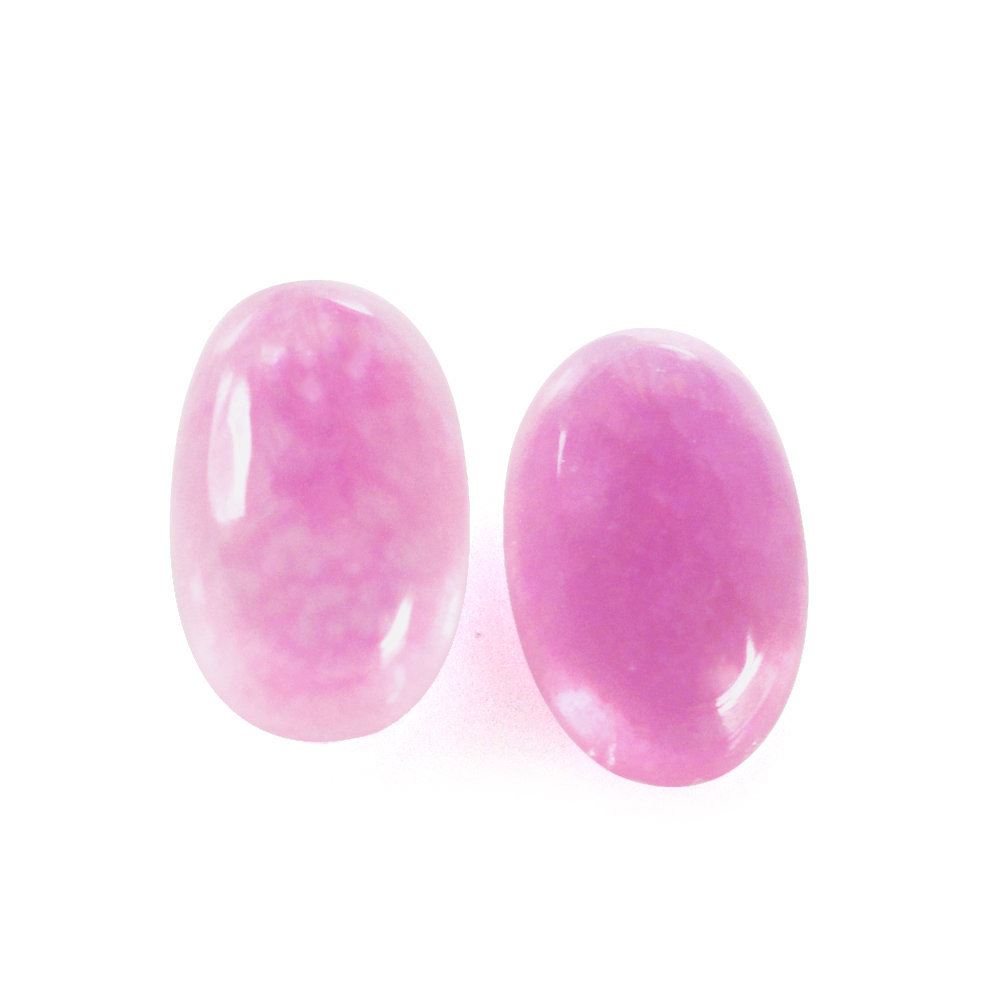 PINK SAPPHIRE (GLASSFILLED) OVAL CAB 5X3MM 0.29 Cts.