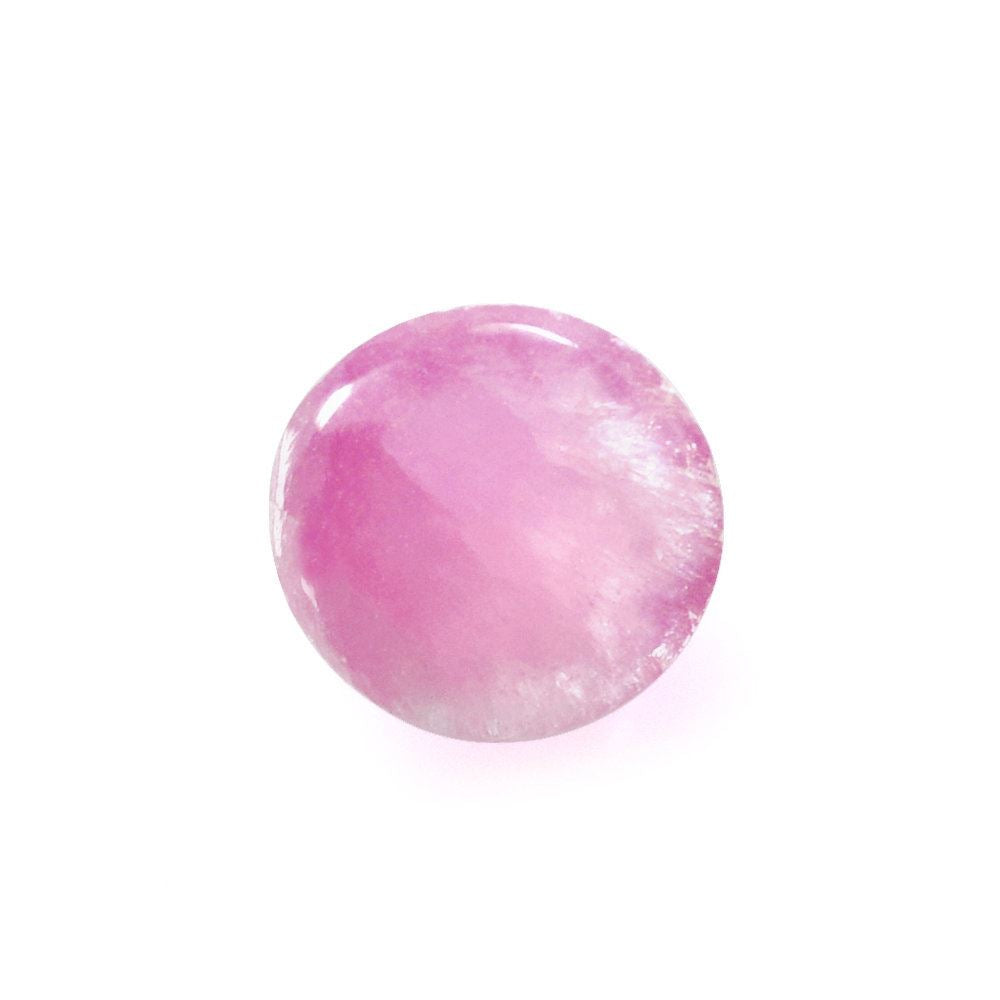 PINK SAPPHIRE (GLASSFILLED) ROUND CAB 5.00X5.00MM 0.60 Cts.