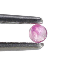 PINK SAPPHIRE (GLASSFILLED) ROUND CAB 2.50MM 0.07 Cts.