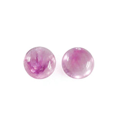 PINK SAPPHIRE (GLASSFILLED) ROUND CAB 2.50MM 0.07 Cts.