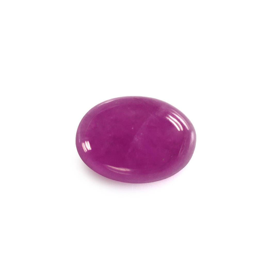 PINK SAPPHIRE (GLASSFILLED) PLAIN OVAL CAB 7X5MM 1.10 Cts.