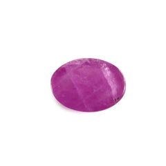 PINK SAPPHIRE (GLASSFILLED) PLAIN OVAL CAB 7X5MM 1.10 Cts.