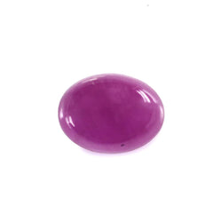PINK SAPPHIRE (GLASSFILLED) PLAIN OVAL CAB 8X6MM 1.85 Cts.