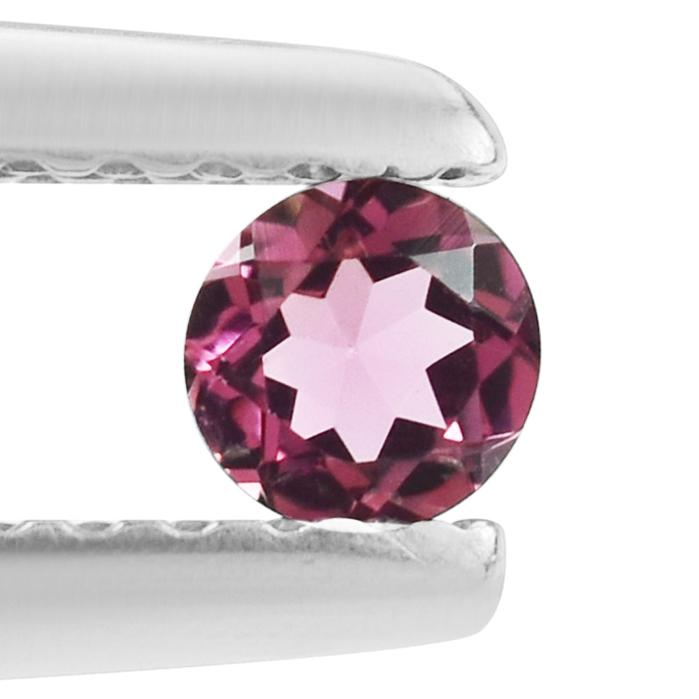 PINK TOURMALINE CUT ROUND 3.25MM 0.14 Cts.