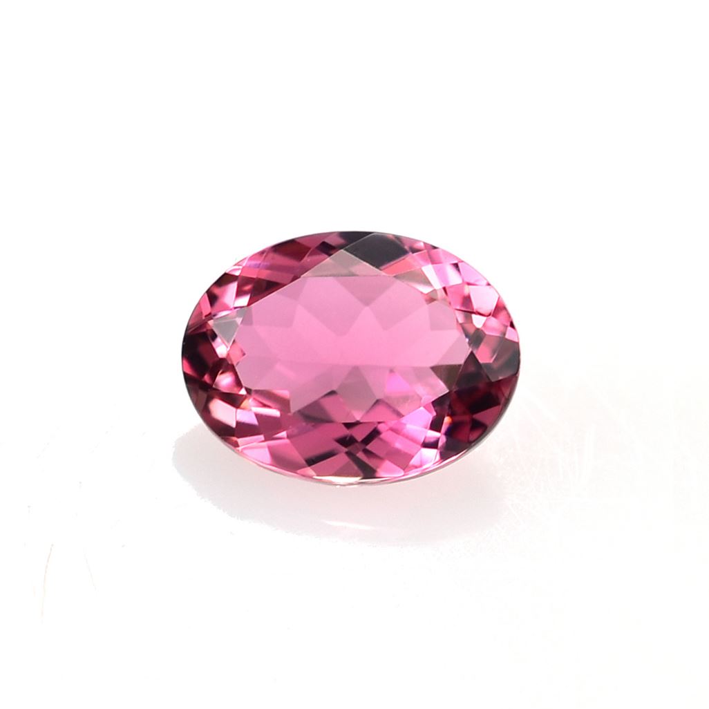 PINK TOURMALINE CUT OVAL (SUPER CLEAN)(WINDOW) 8.00X6.00 MM 1.15 Cts.