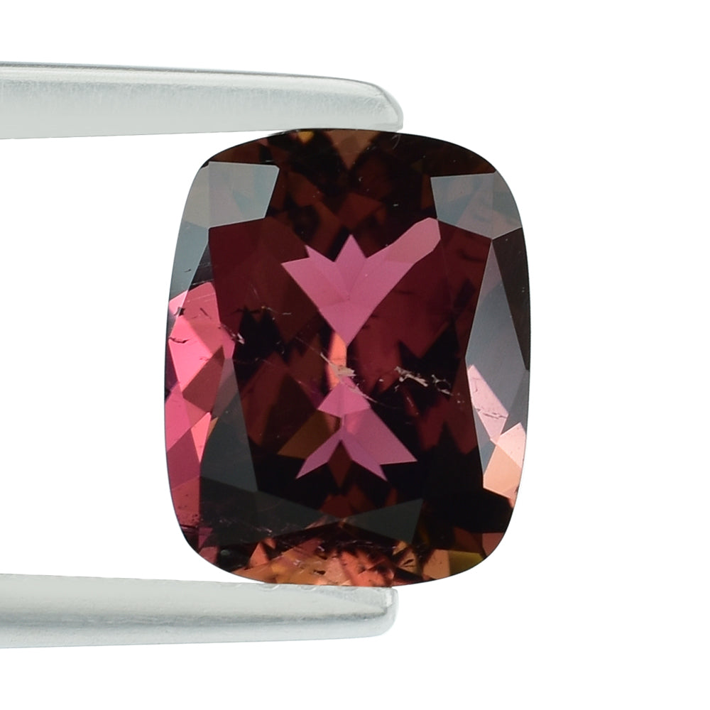 PINK TOURMALINE (SUPER BROWN)(HI) CUT CUSHION 10.00X8.00 MM 2.85 Cts.