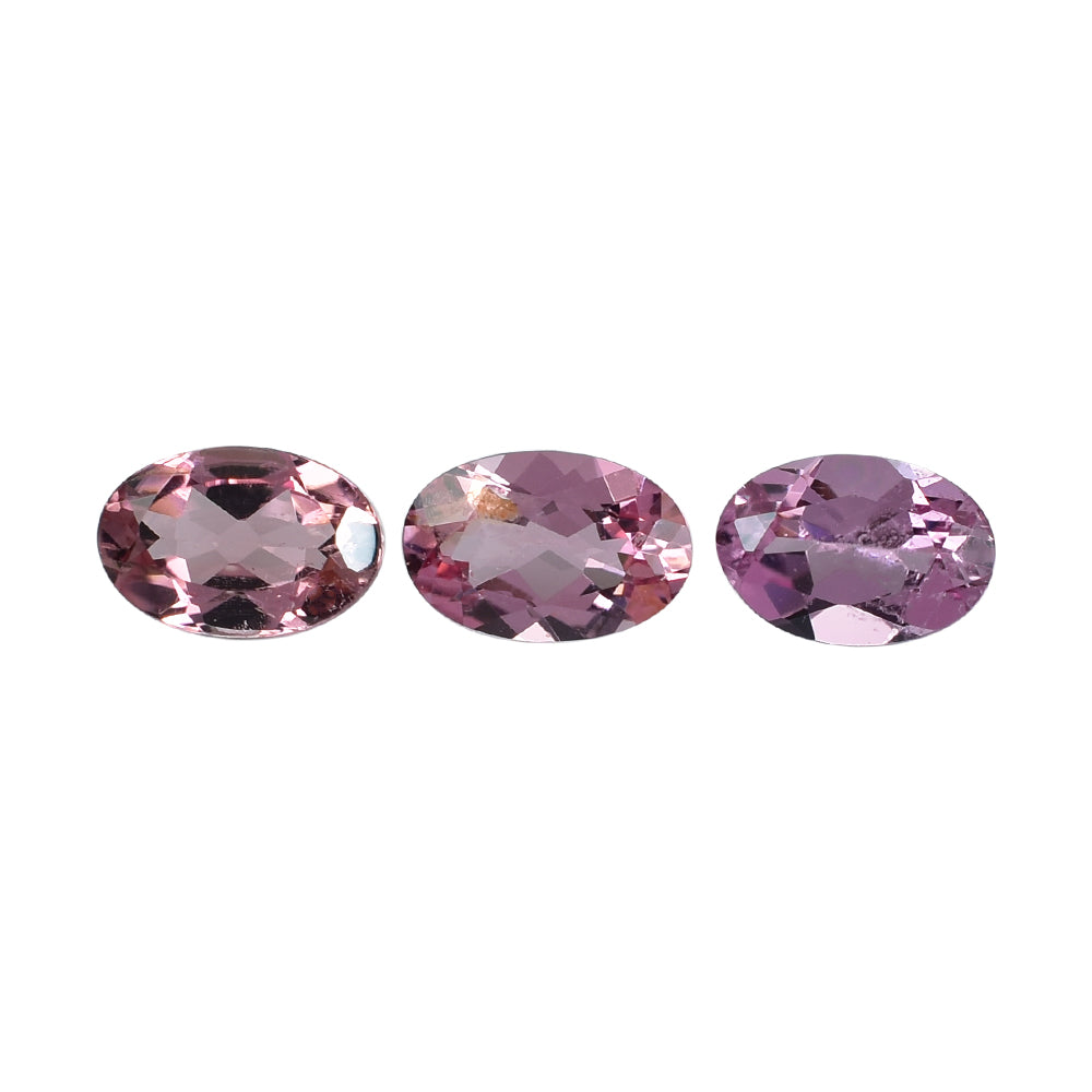 PINK TOURMAILNE (LITE)(HI) CUT OVAL 6.00X4.00 MM 0.44 Cts.