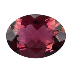 PINK TOURMALINE (OILISH DARK)(HI) CUT OVAL 8.00X6.00 MM 1.18 Cts.