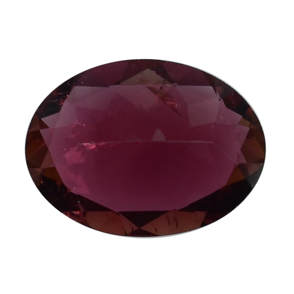 PINK TOURMALINE (OILISH DARK)(HI) CUT OVAL 8.00X6.00 MM 1.18 Cts.