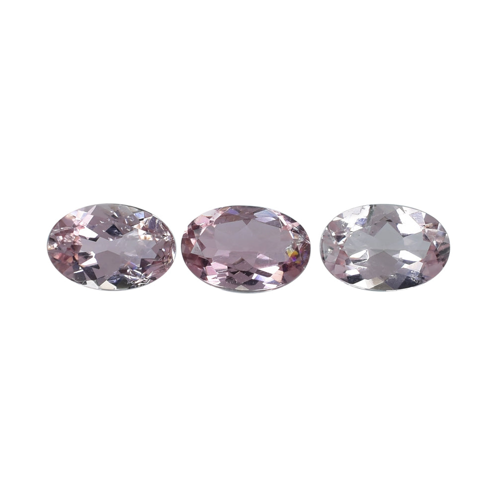 PINK TOURMALINE (VERY LITE)(HI) CUT OVAL 6.00X4.00 MM 0.44 Cts.