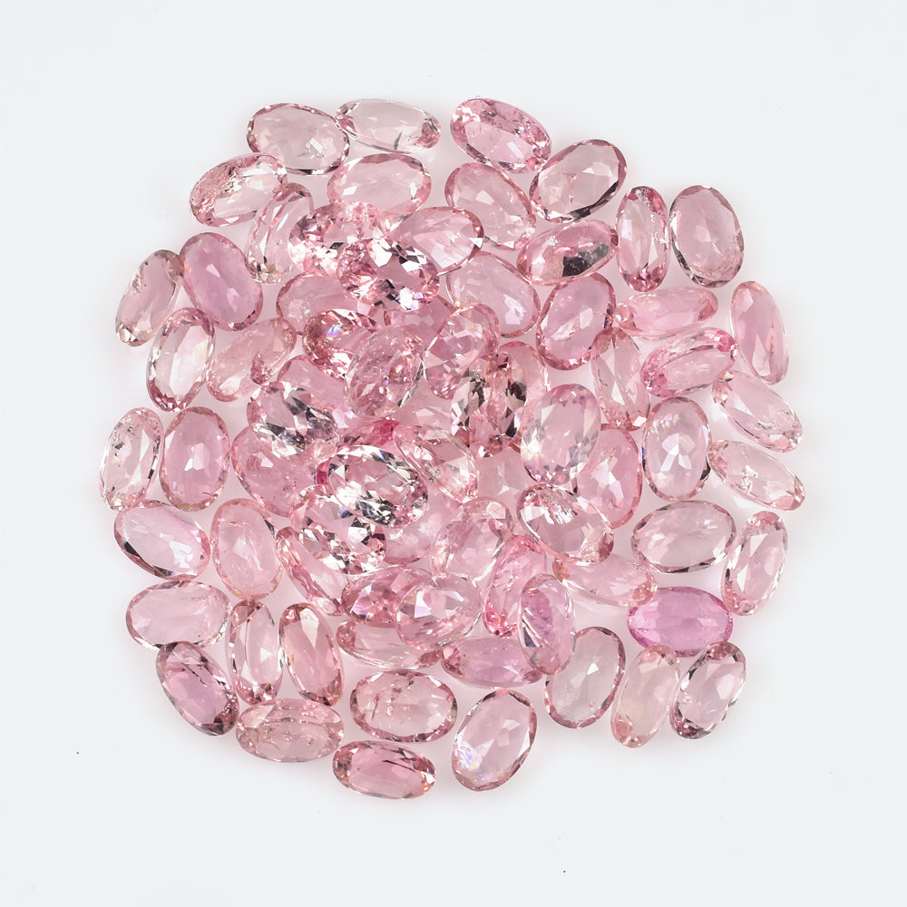 PINK TOURMALINE (VERY LITE)(HI) CUT OVAL 6.00X4.00 MM 0.44 Cts.