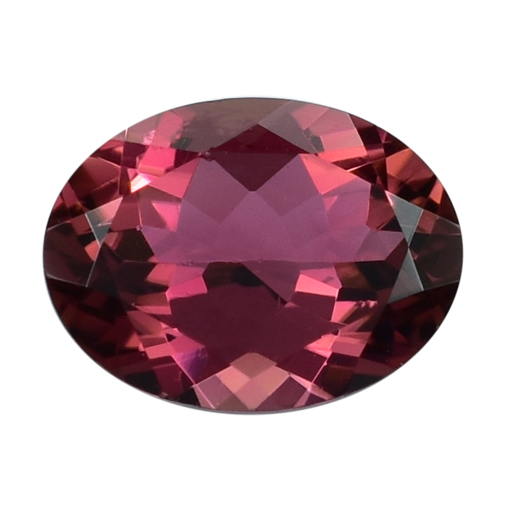 PINK TOURMALINE (OILISH DARK)(SI) CUT OVAL 8.00X6.00 MM 1.15 Cts.