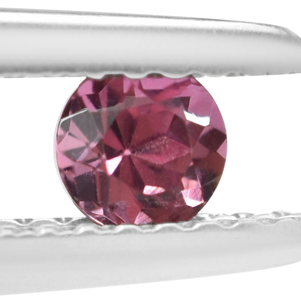 PINK TOURMALINE CUT ROUND 3.75MM 0.21 Cts.