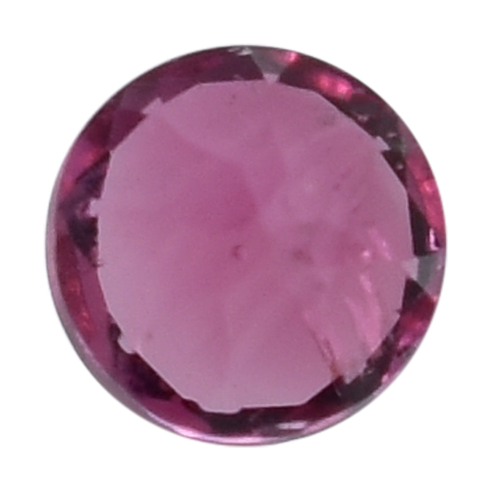 PINK TOURMALINE CUT ROUND 2.75MM 0.08 Cts.