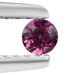 PINK TOURMALINE CUT ROUND 2.75MM 0.08 Cts.