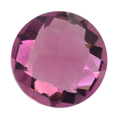 PINK TOURMALINE CHECKER CUT ROUND 3.75MM 0.20 Cts.