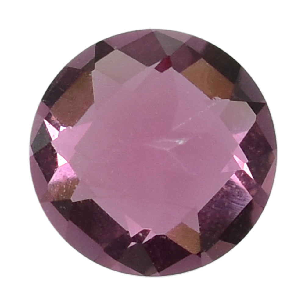 PINK TOURMALINE CHECKER CUT ROUND 4.25MM 0.30 Cts.